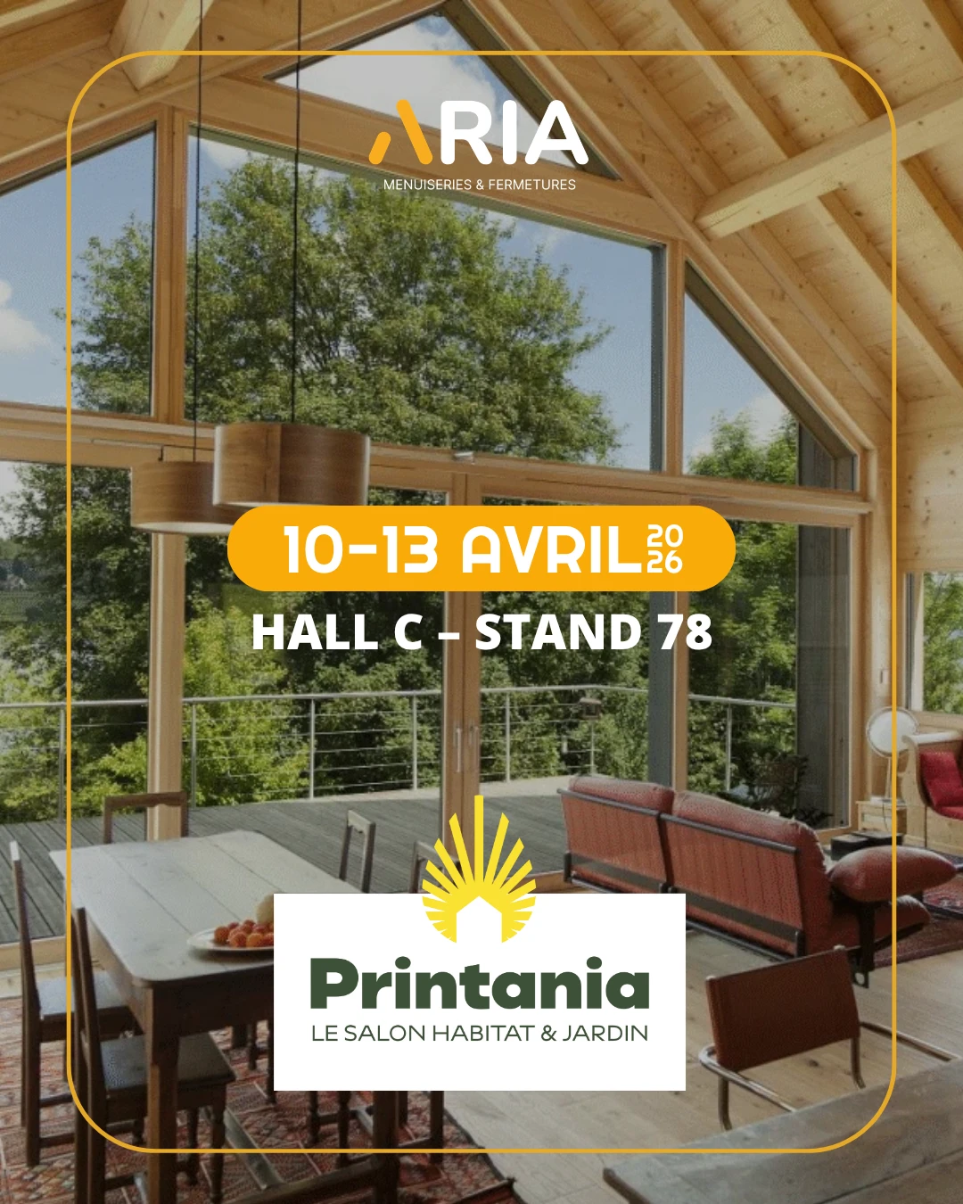 Image for ARIA Menuiseries présente au salon Printania 2026